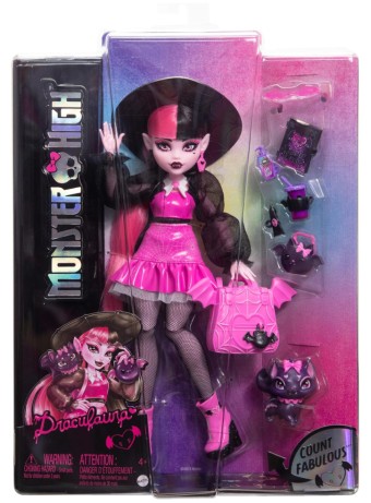 Papusa Monster High Core Doll With Pet Draculaura (hrp64)