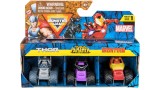  Monster Jam Mini 1:87 Marvel 3 Pack Bundle Random (6070229)