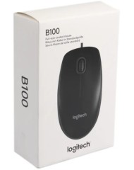 Mouse Logitech B100 800dpi Optical High Quality Wired Usb