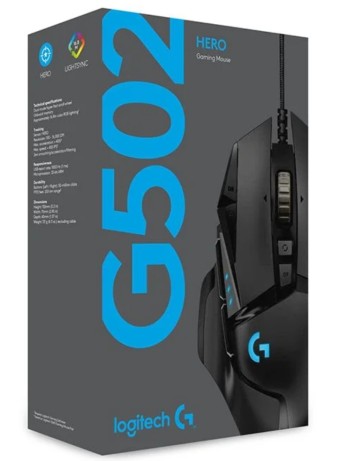  Mouse Logitech G502 Hero High Performance Black pentru PC