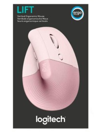 Mouse Logitech Lift Ergo Rose Dark Rose 