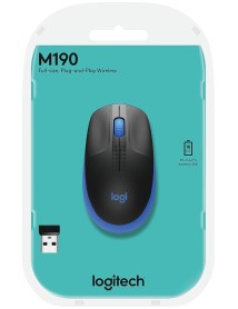 Mouse Logitech M190 Full Size Wireless 