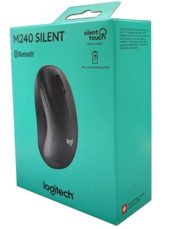 Mouse Logitech M240 Silent Bluetooth Black pentru PC