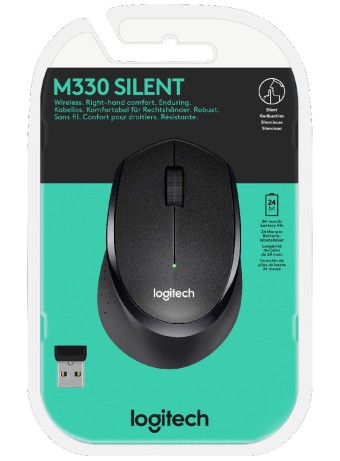  Mouse Logitech M330 Usb Optical Black Wireless pentru PC