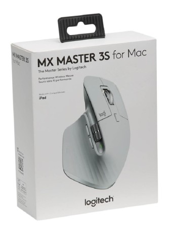  Mouse Logitech MX Master 3s Performance Wireless Pale Grey pentru PC