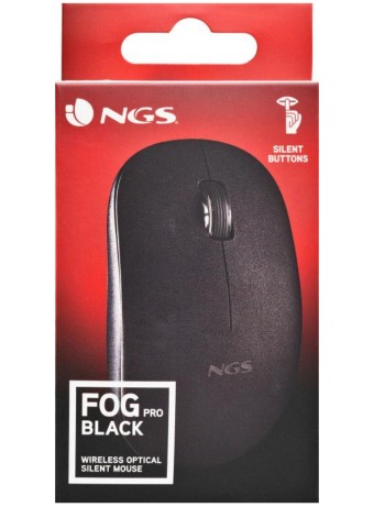  Mouse Ngs Wireless Fog Pro 1000dpi Black pentru PC