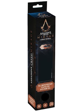  Mouse Pad Assassins Creed Mirage XL Blue Silhouette Logo pentru PC