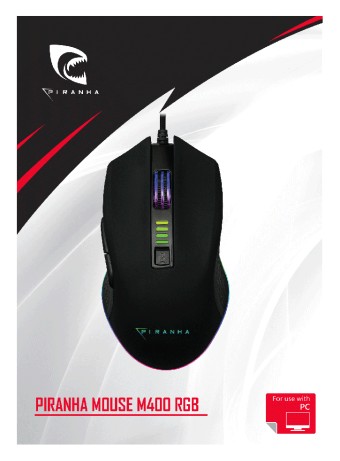 Mouse Piranha M400 Rgb pentru PC