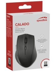 Mouse Speedlink Calado Silent Wireless With Usb Nano Receiver Black 