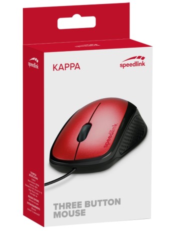  Mouse Speedlink Kappa Usb Red Black pentru PC