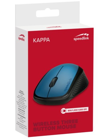  Mouse Speedlink Kappa Wireless Usb Blue Black pentru PC