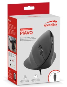 Mouse Speedlink Piavo Ergonomic Vertical Corded Wired Usb 