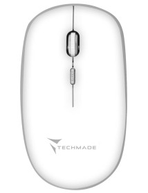 Mouse Techmade Wireless 1600 Dpi White 