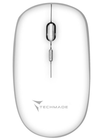  Mouse Techmade Wireless 1600 Dpi White pentru PC