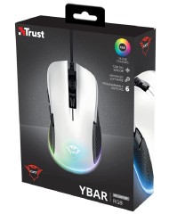 Mouse Trust Gxt 922w Ybar White