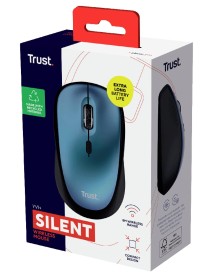Mouse Trust Yvi & Wireless Eco Blue 