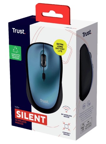  Mouse Trust Yvi & Wireless Eco Blue pentru PC