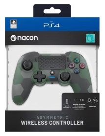 Nacon Controller Asymmetric Wireless Verde Camuflaj 