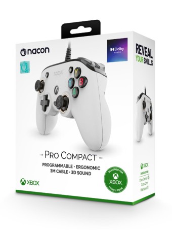  Nacon Pro White Compact Controller pentru XBOX SERIES / Xbox One