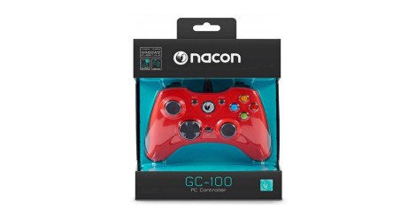 Nacon Red Controller Gaming Gc 100 pentru PC