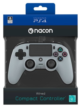  Nacon Wired Compact Controller Grey pentru PS4