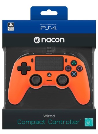  Nacon Wired Compact Controller Orange pentru PS4