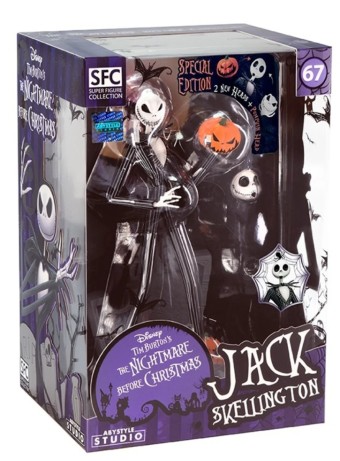 Figurina Joc Nightmare Before Xmas Jack Scary Smiling Face 20cm
