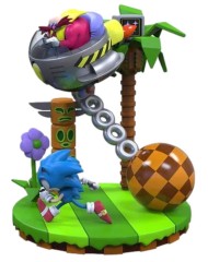 Numskull Sonic 30th Anniversary Sonic Vs Dr Eggman Diorama 24cm
