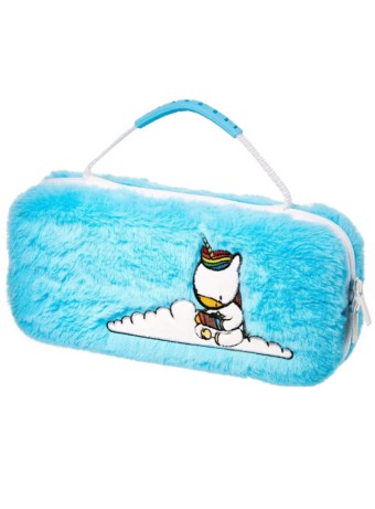  Numskull Unicorn Blue Fluffy Carry Case pentru NSW