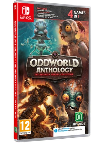 Joc Oddworld Anthology The Unlikely Heroes Collection pentru Nintendo Switch