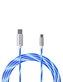 Oniverse Usb C Quick Charge Cable & Led 2 Meters White 