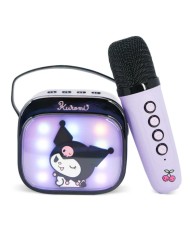 Otl Kuromi Popsing Led Light Up Wireless Karaoke Speaker With Microphone