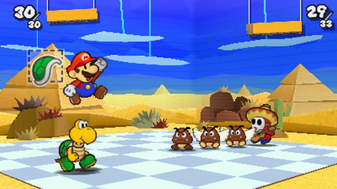 Joc Paper Mario Sticker Star pentru Nintendo 3DS
