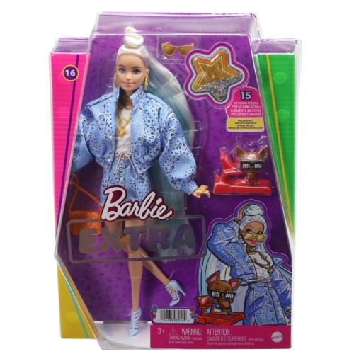 Papusa Barbie Extra Blonde With Bandana (hhn08)