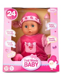 Papusa Bayer First Words Baby Pink 38cm (93825aa) 
