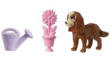 Papusa Polly Pocket Medium Pack Flowers & Pet (hkv89)