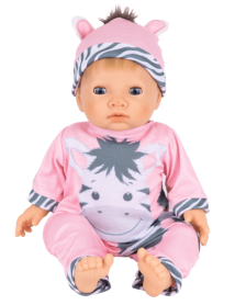 Papusa Tiny Treasure Blond Hair Zebra Outfit (30267) 