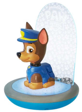 Figurina Statueta Paw Patrol Chase Kids Magic Bedside Night Light Torch And Projector 10043