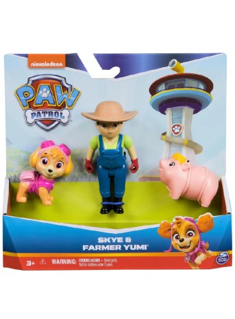 Figurina Joc Paw Patrol Hero Pup Farmer Yumi & Skye 6070750
