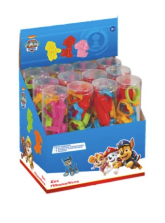 Plastilina Paw Patrol Plasteline Dough Set In A Tube 1pc (03980pm)