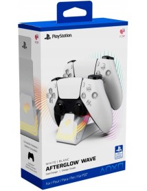 Pdp Afterglow Wave Dual Charger White 