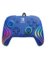 Pdp Afterglow Wave Wired Controller Blue