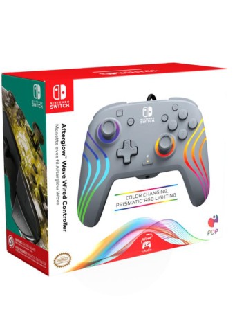  Pdp Afterglow Wave Wired Controller Grey pentru NSW
