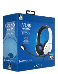 Pdp Lvl40 Stereo Headset White - Ps4/ps5