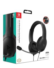 Pdp Lvl40 Wired Headset: Black- Nsw