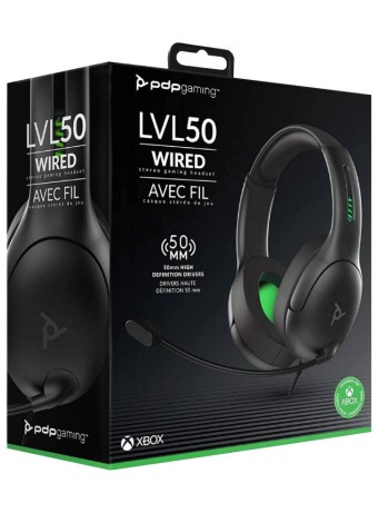  Pdp Lvl50 Wired Headset Black - Xbox One pentru Xbox One