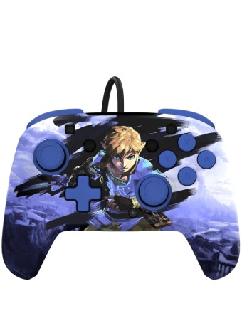  Pdp Rematch Wired Controller Zelda Warrior Link pentru NSW