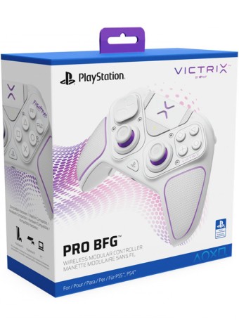  Pdp Victrix Pro Bfg Wireless Controller White pentru PS5 / PS4 / PC