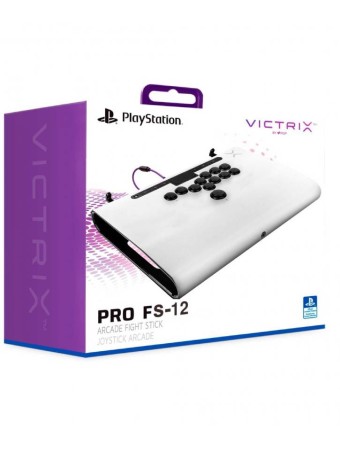  Pdp Victrix Pro Fs 12 Arcade Fight Stick White pentru PS5 / PS4 / PC