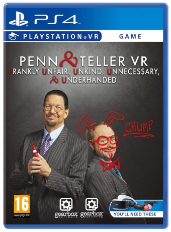 Joc Penn & Teller Vr Frankly Unfair pentru PS4 / PS VR